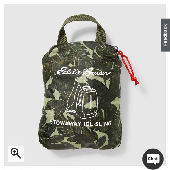 Eddie Bauer Stowaway Packable Sling 3.0 NWT - Picture 4 of 5